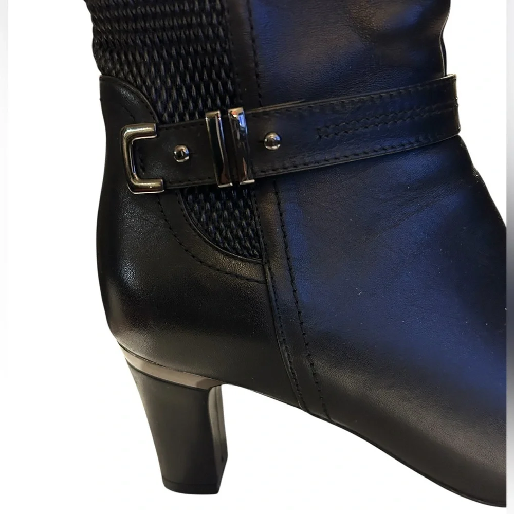 Elegant Black Knee-High Women's Boots